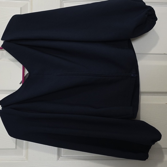 Vixen by Micheline Pitt Navy Blue Bawdy top L large - Picture 5 of 7